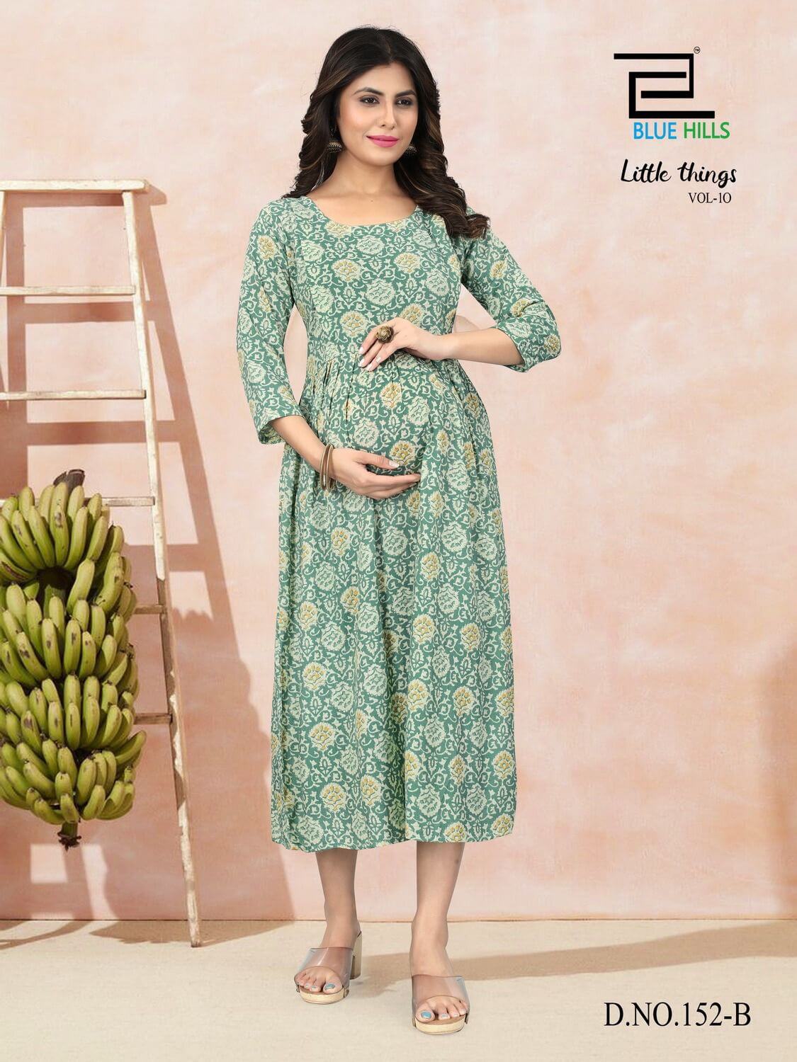 fcity.in - Styalish Women Cotton Printed Maternity Fedding Kurti Paint /  Modern