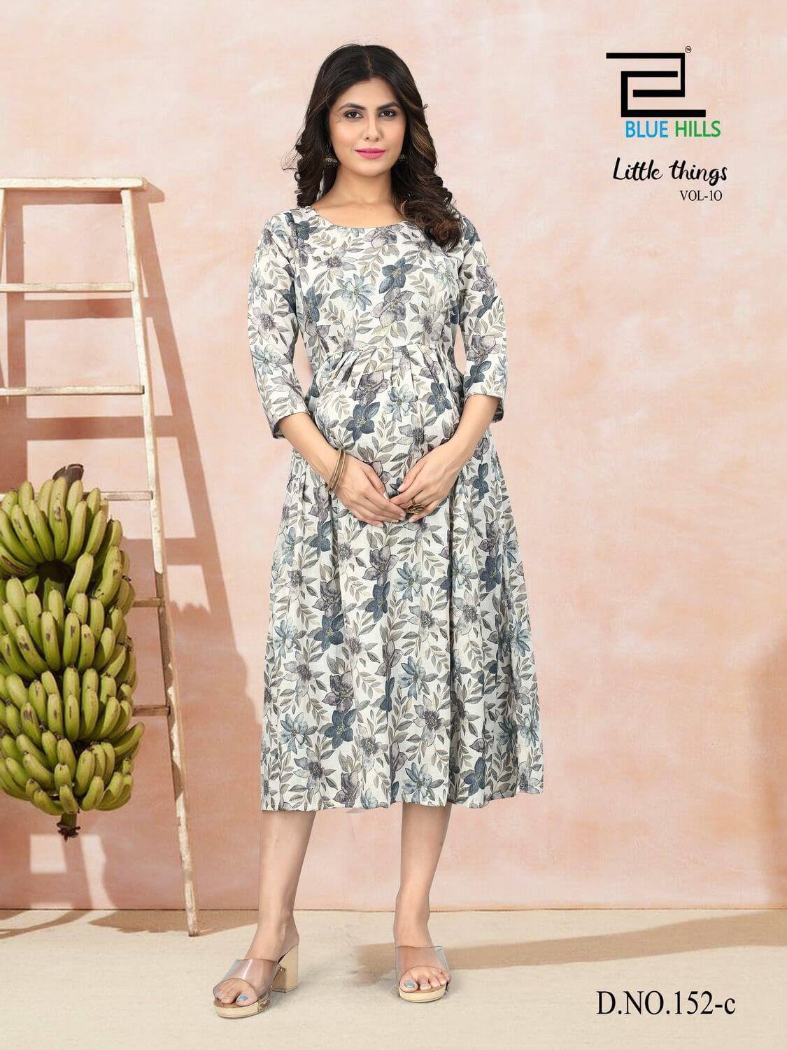 Blue Hills Little Things Vol 10 Feeding Kurtis Catalog collection 7