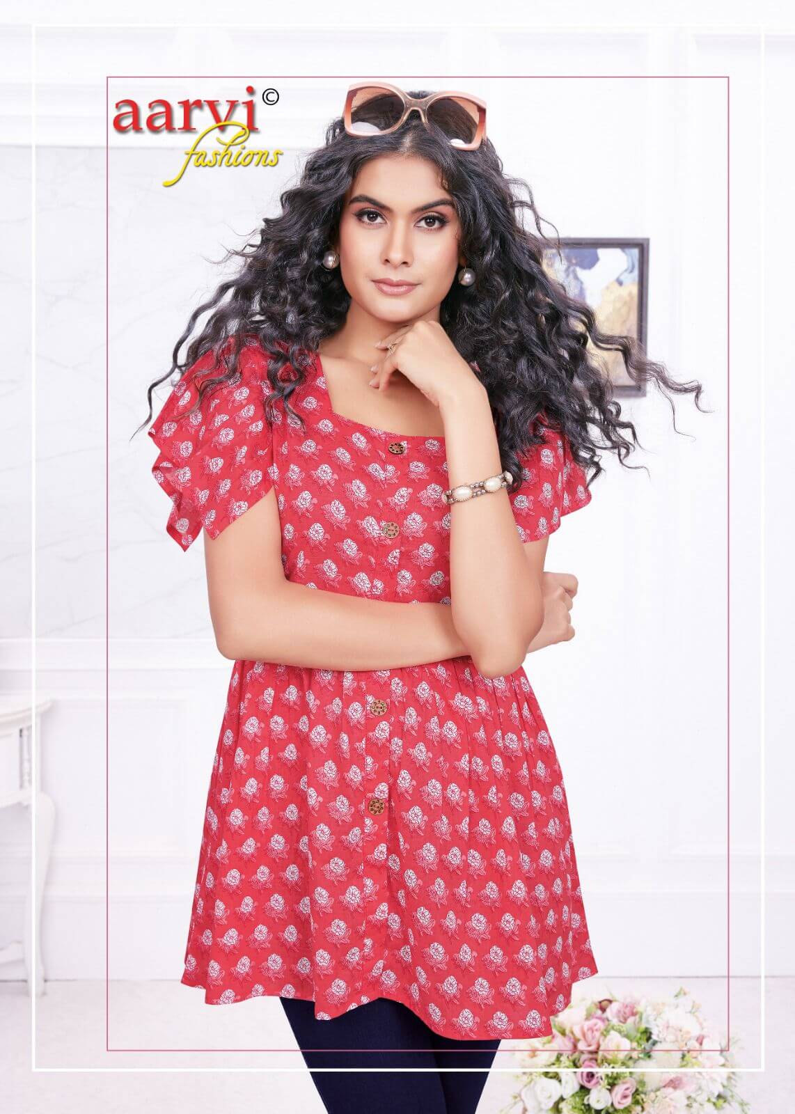 Aarvi Fashions Rangoon Ladies Short Tops Catalog collection 1