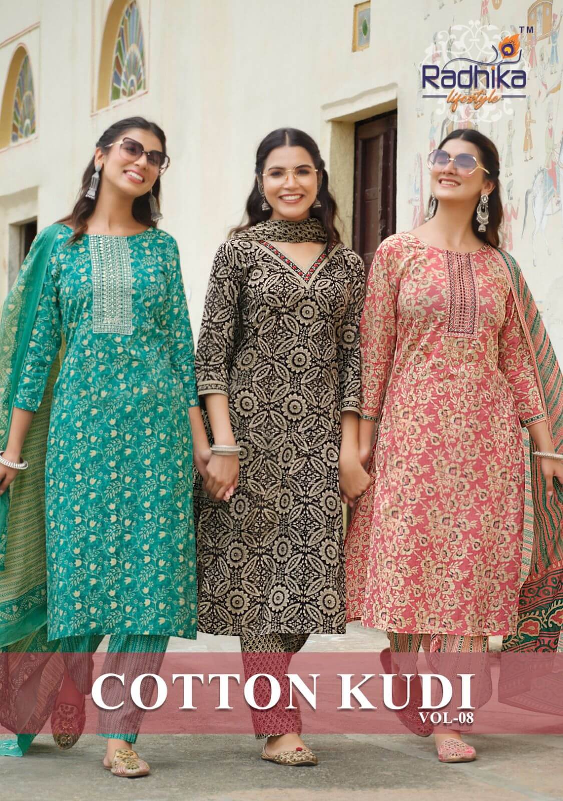 Radhika Cotton Kudi Vol 8 Printed Salwar Kameez Catalog collection 2