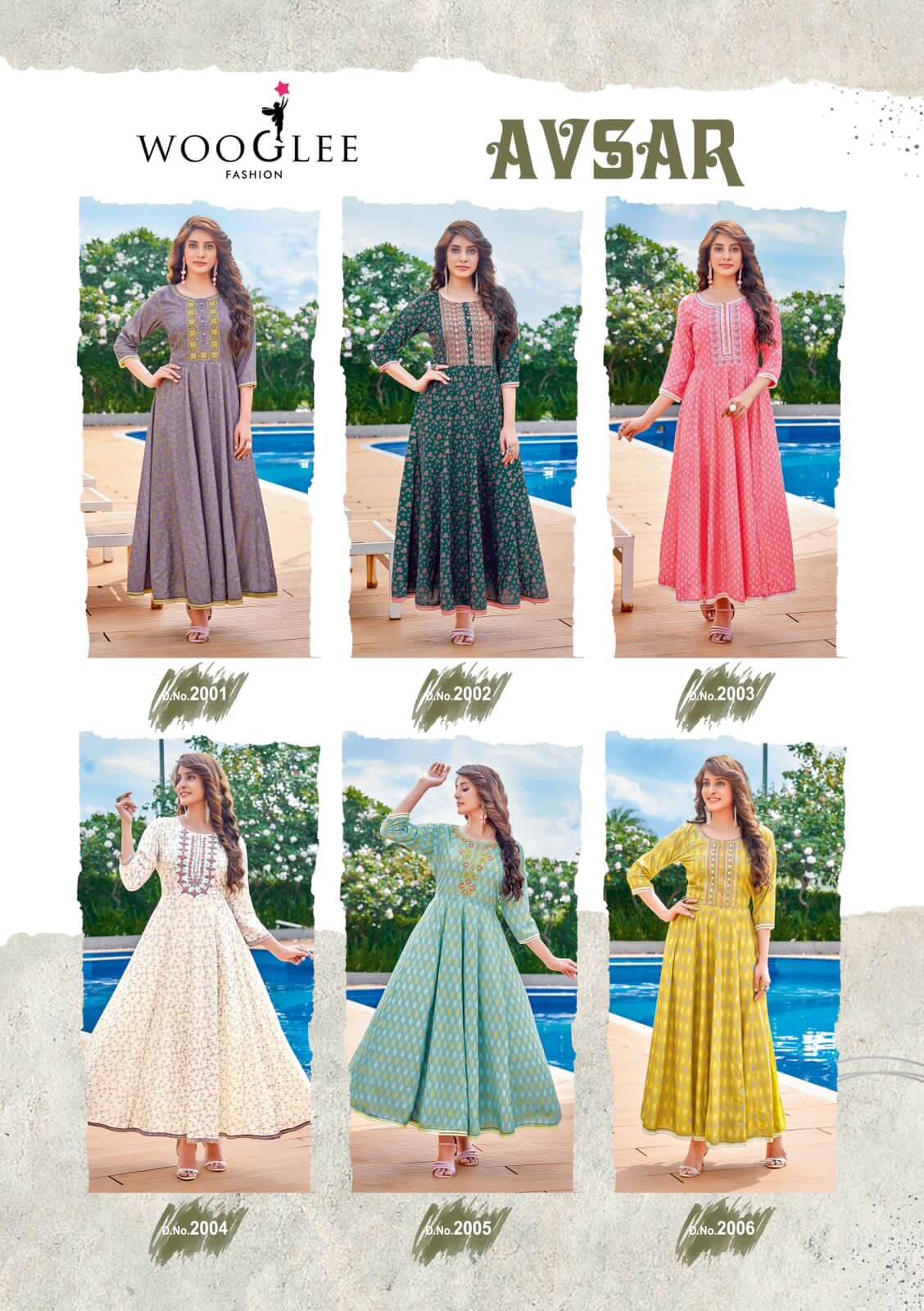 Wooglee Fashion Avsar Gowns Catalog collection 3