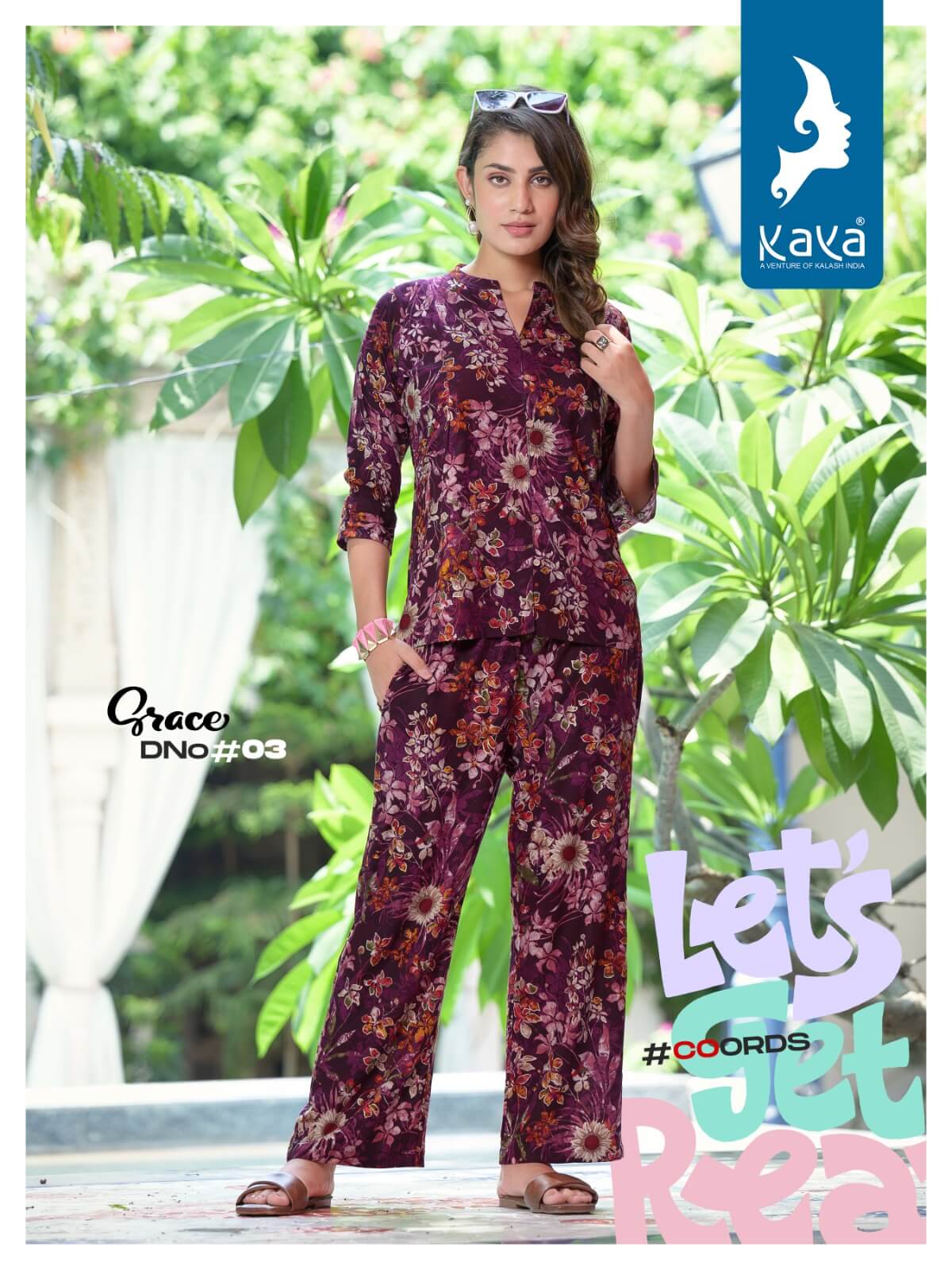 Kaya Grace Top With Bottom Co Ord Set Catalog collection 6