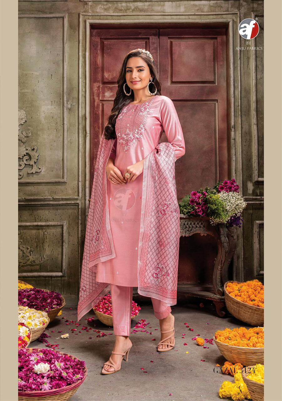 Anju Fabric Gazal Vol 3 Designer Wedding Party Salwar Suits collection 6