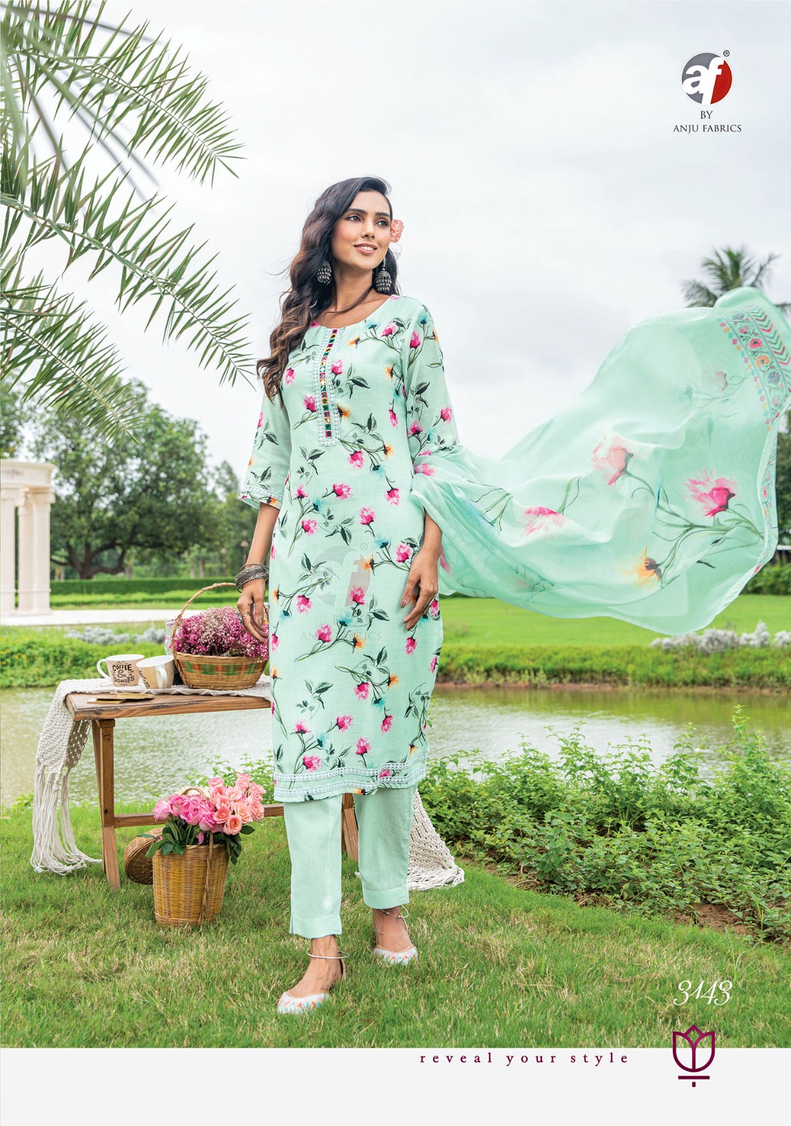 Anju Fabrics Sakhire Printed Salwar Kameez Catalog collection 12