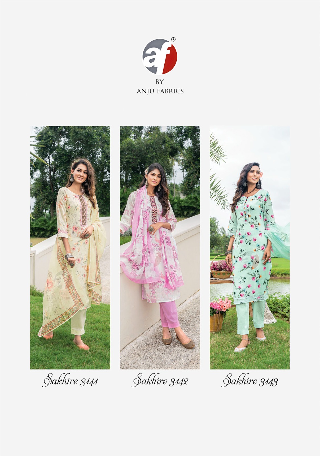 Anju Fabrics Sakhire Printed Salwar Kameez Catalog collection 2
