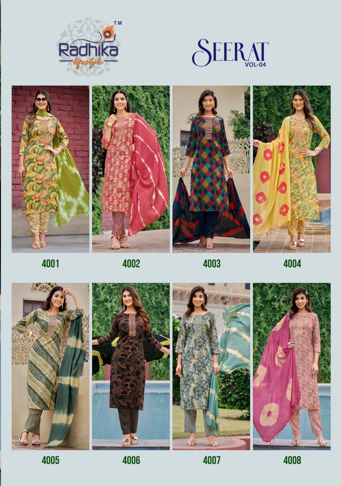 Radhika Seerat Vol 4 Readymade Dress Catalog collection 9