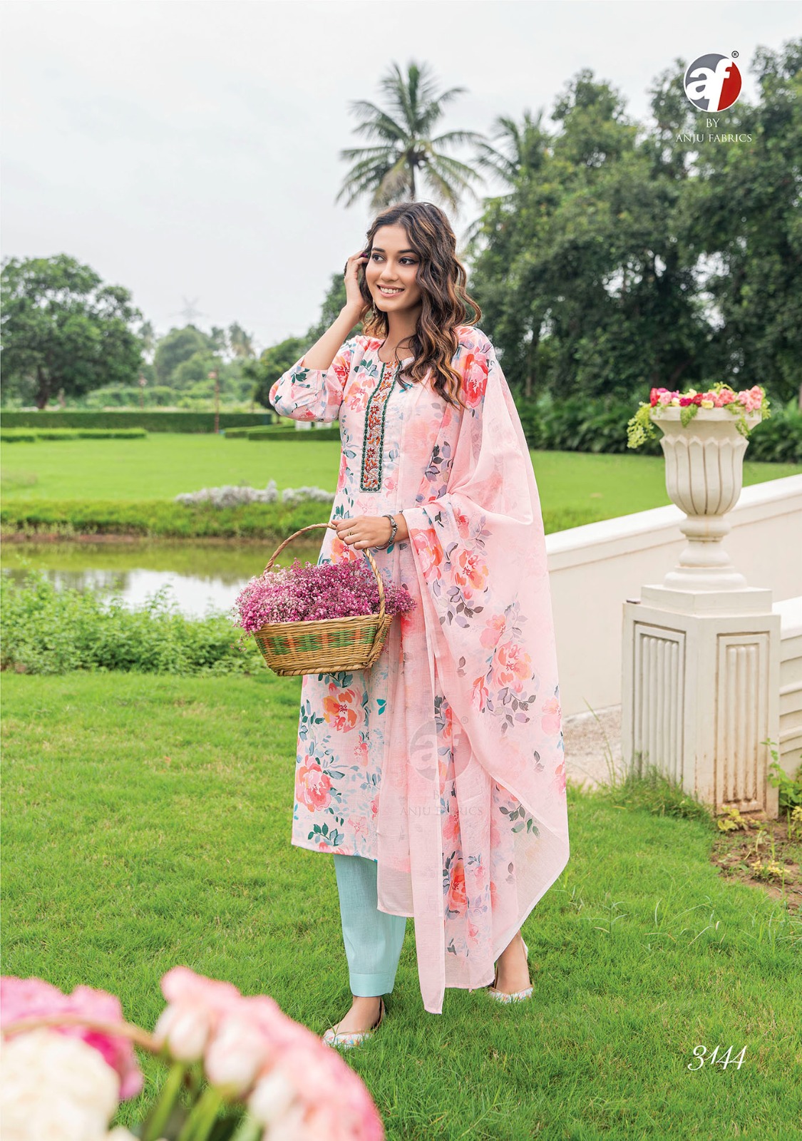 Anju Fabrics Sakhire Printed Salwar Kameez Catalog collection 10
