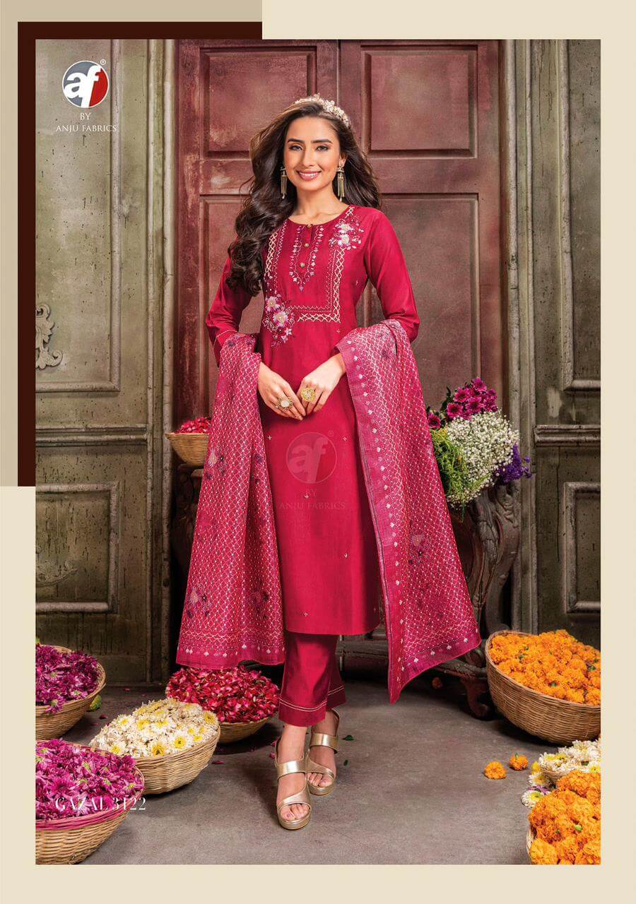 Anju Fabric Gazal Vol 3 Designer Wedding Party Salwar Suits collection 3