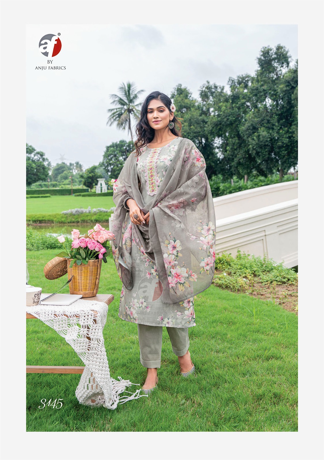 Anju Fabrics Sakhire Printed Salwar Kameez Catalog collection 6