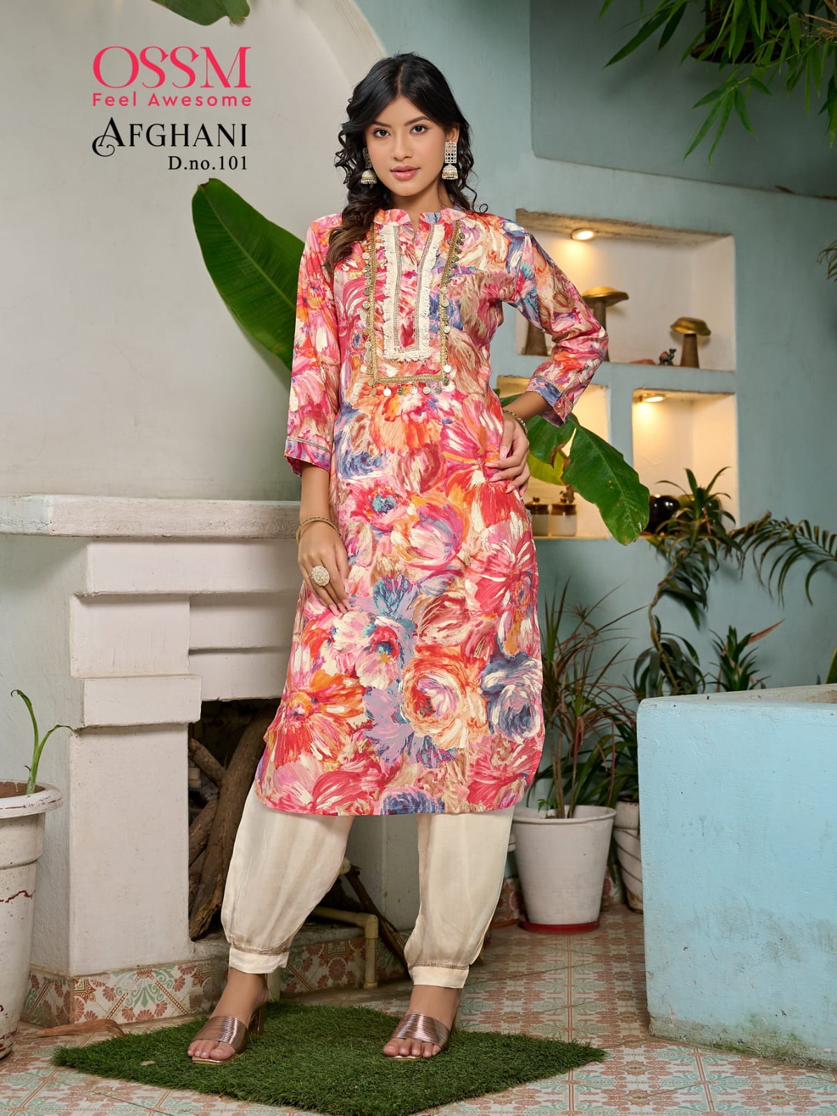 Ossm Afghani Kurtis With Bottom Catalog collection 3