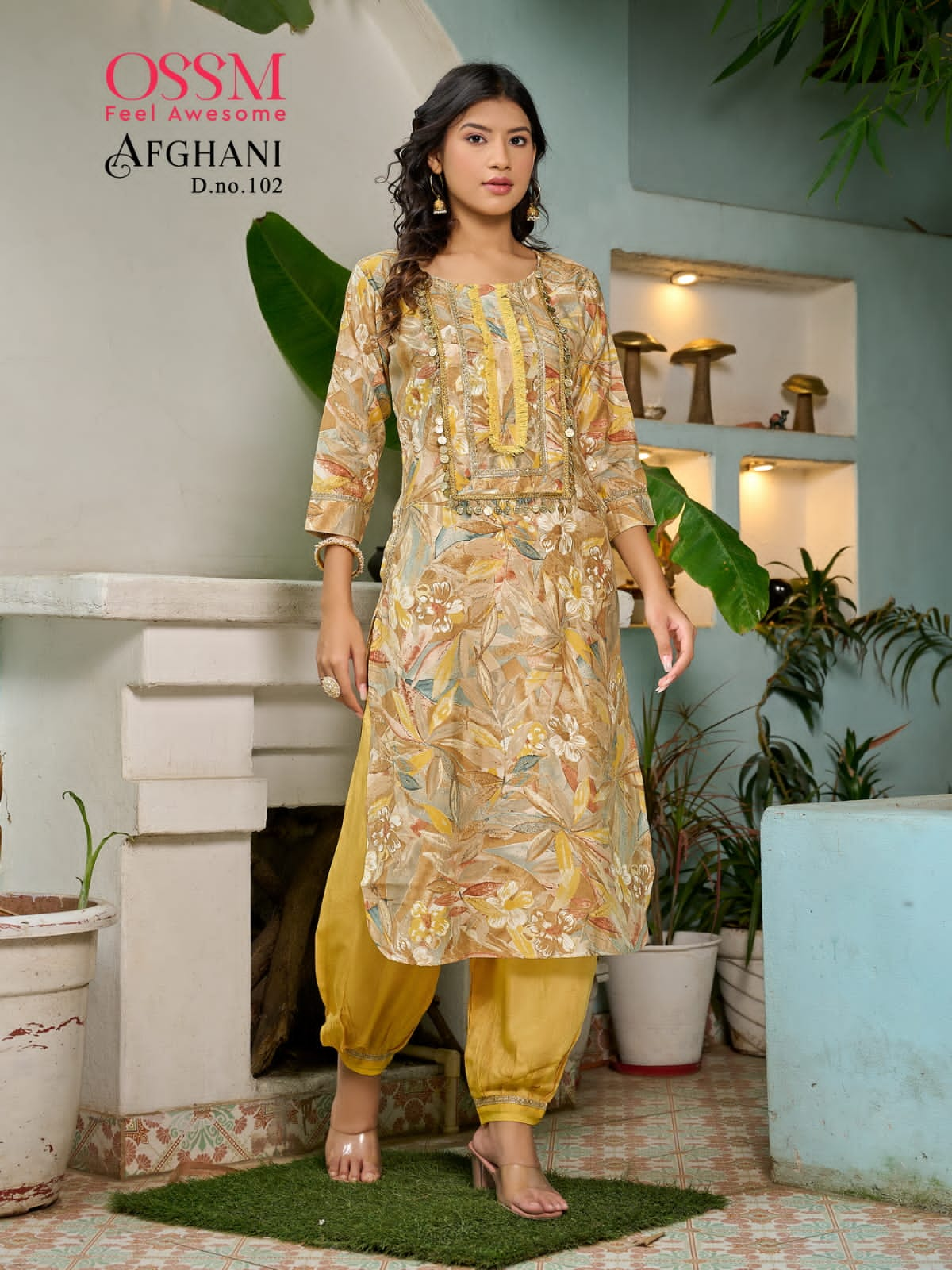 Ossm Afghani Kurtis With Bottom Catalog collection 1