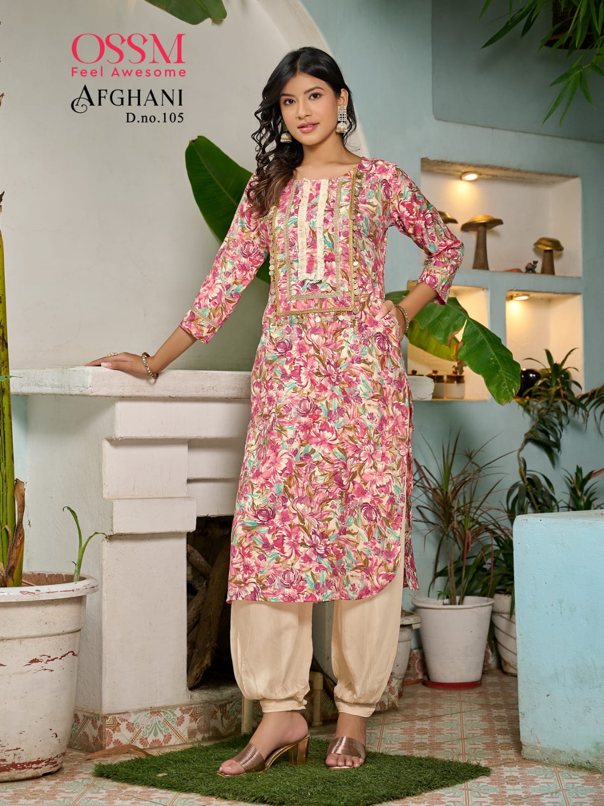 Ossm Afghani Kurtis With Bottom Catalog collection 4