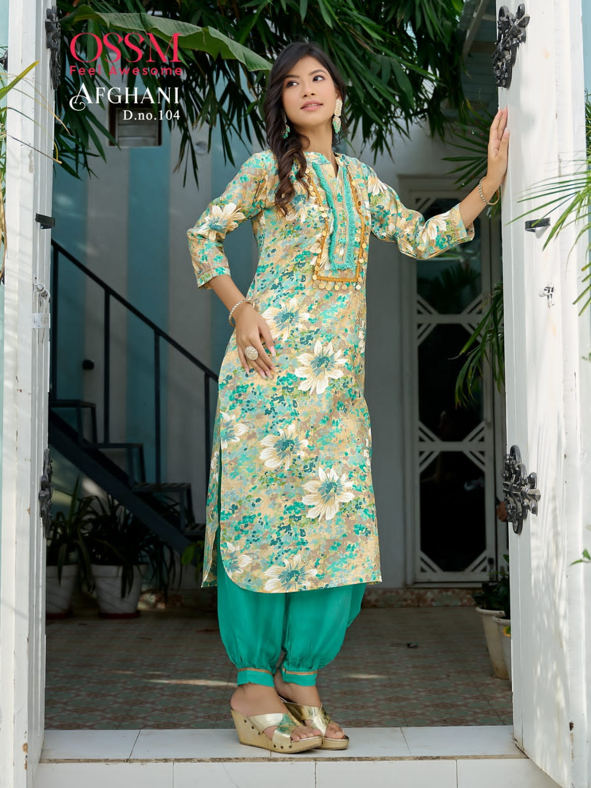 Ossm Afghani Kurtis With Bottom Catalog collection 5