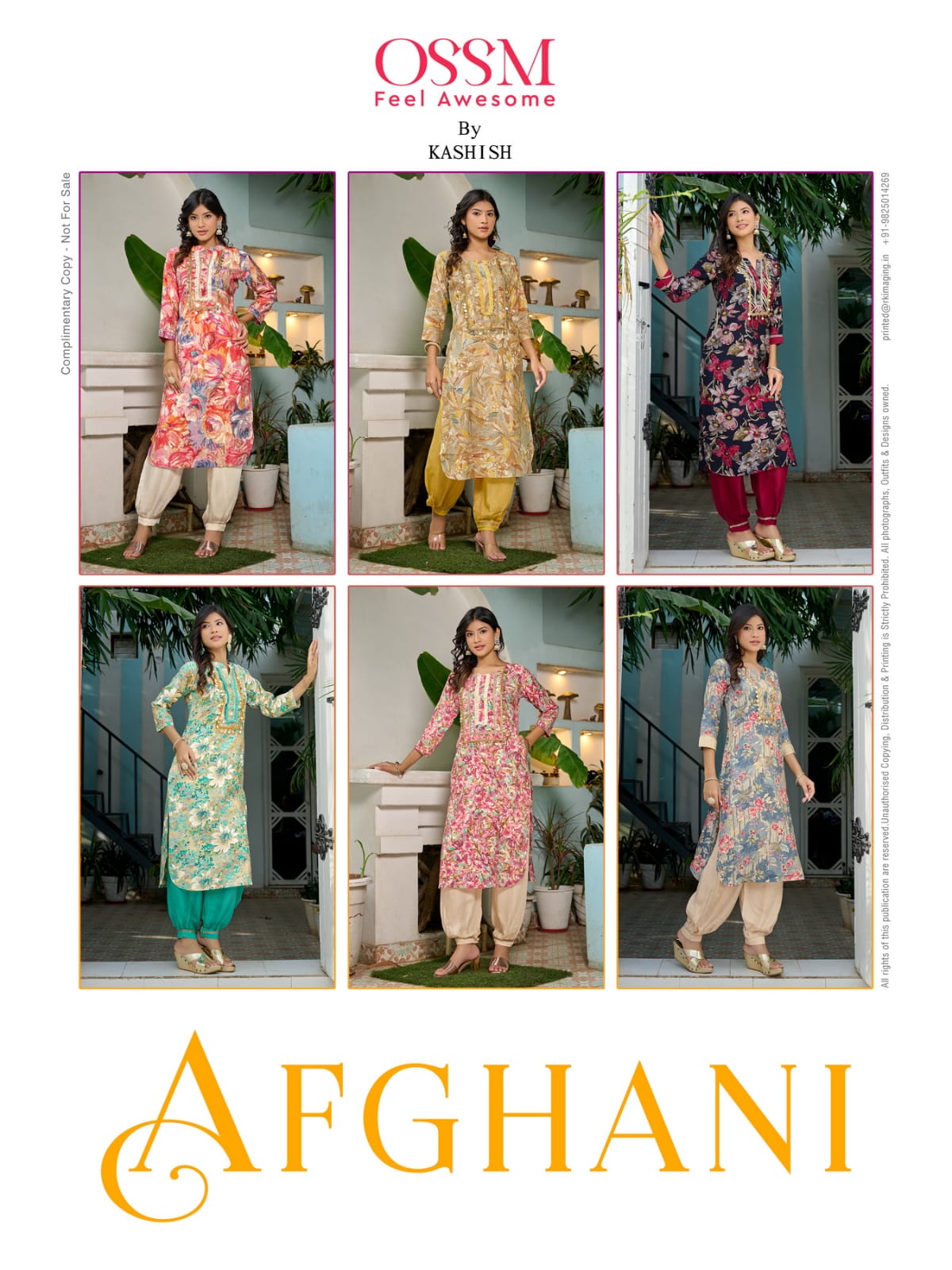 Ossm Afghani Kurtis With Bottom Catalog collection 6