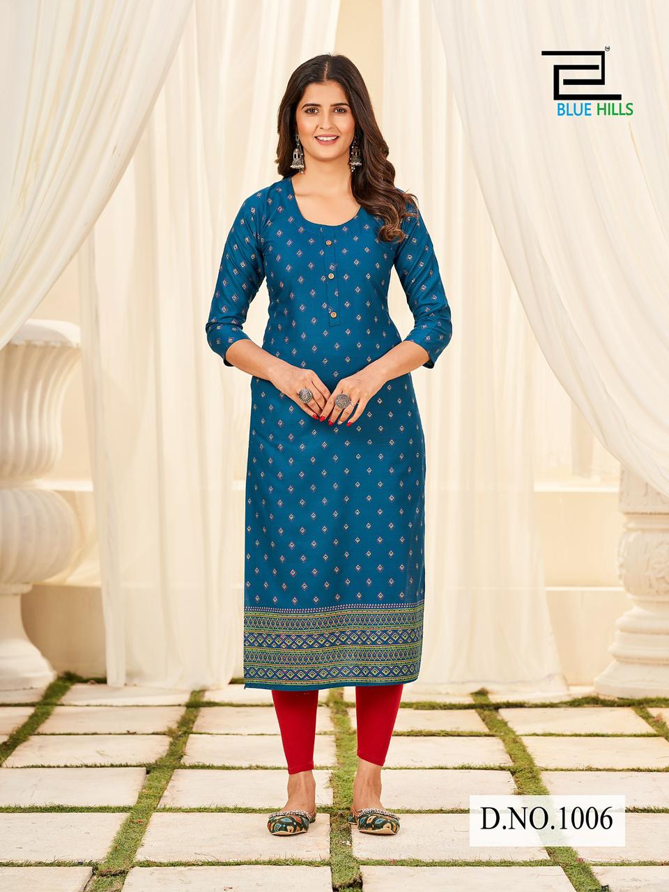 Blue Hills Classmate Vol 1 Kurtis Below 300 Catalog collection 2