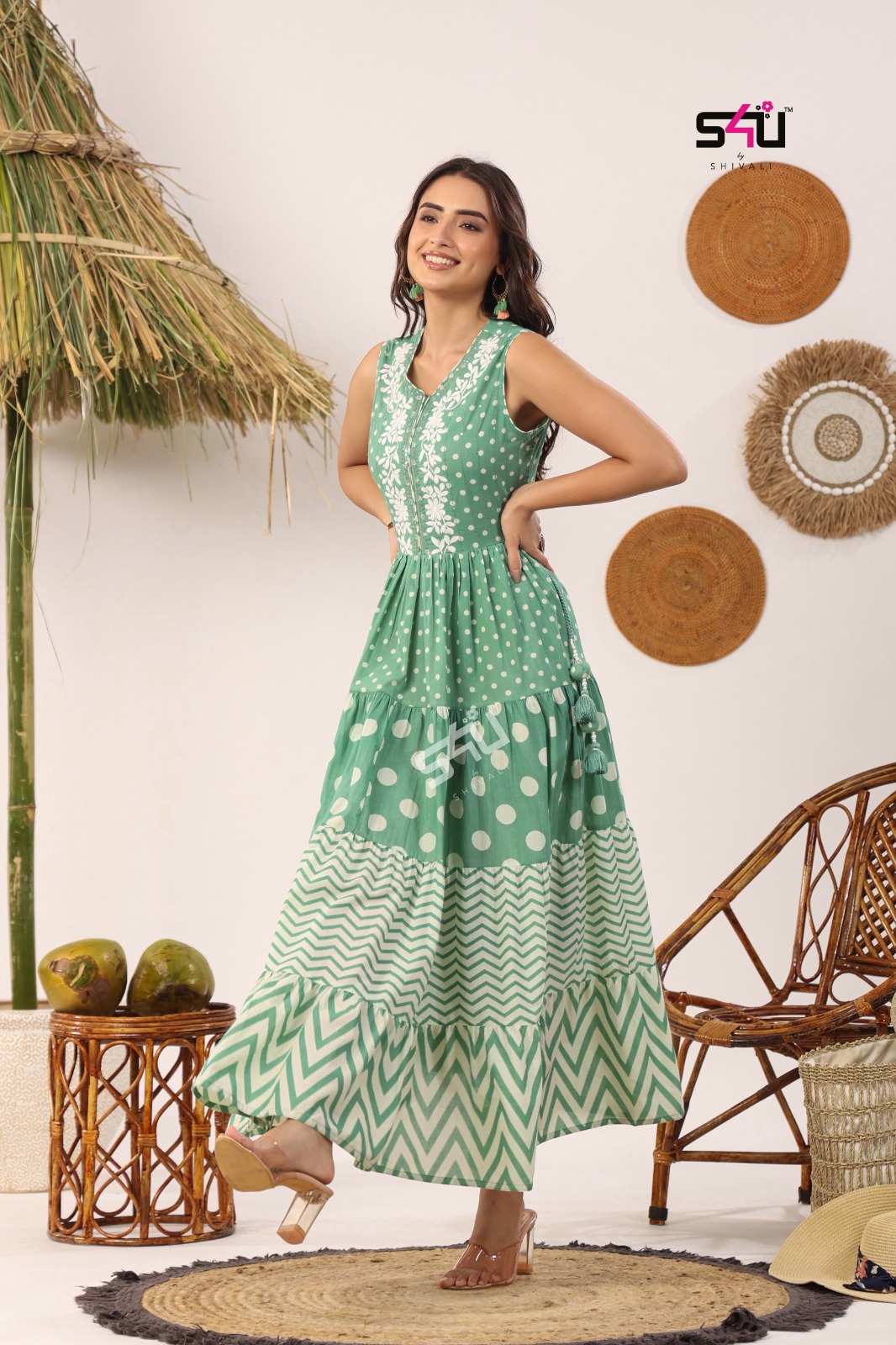 s4U Kurtis Flairy Tales vol 9 Gowns Catalog collection 6