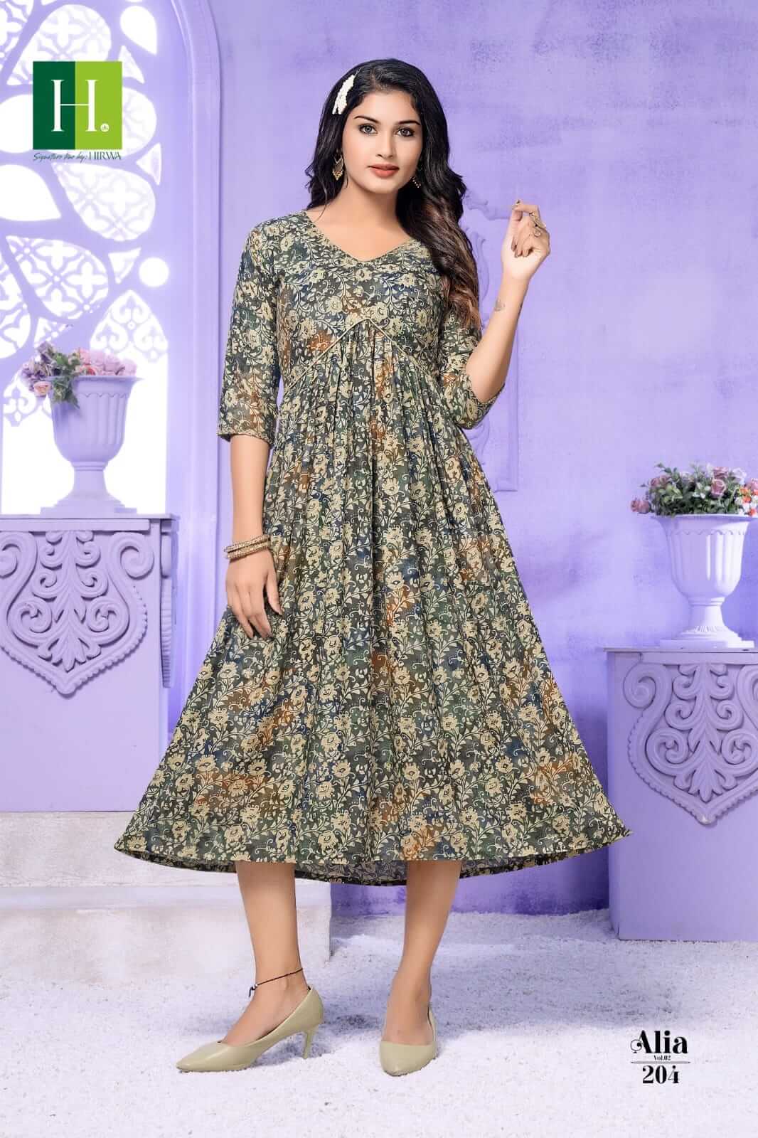 Hirwa Alia Rayon Kurti Catalog at Wholesale collection 3