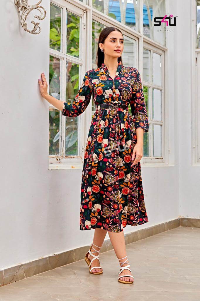 S4U Anokhi Vol 9 One Piece Dress Catalog collection 5