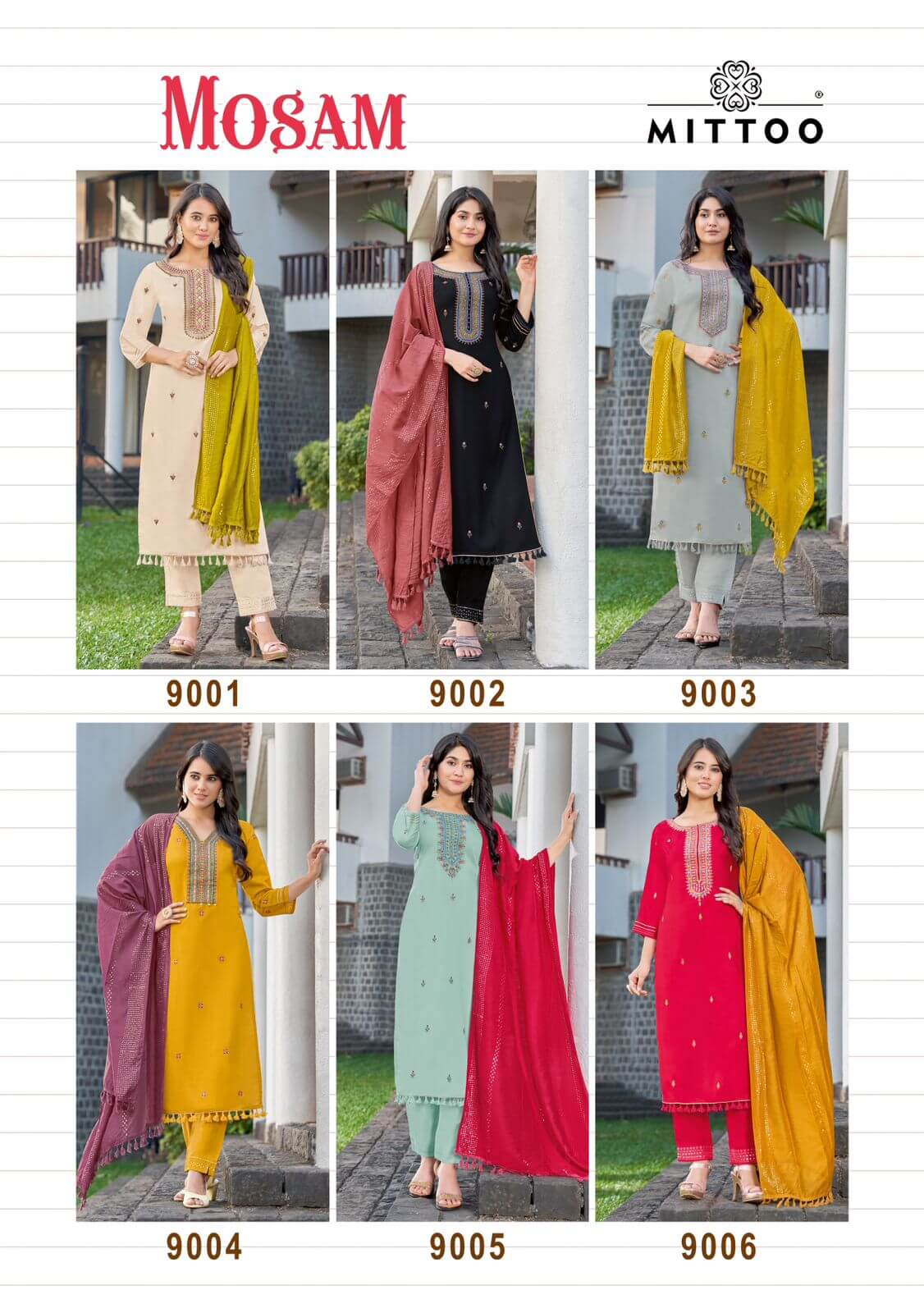 Mittoo Mosam Embroidery Salwar Kameez Catalog collection 10