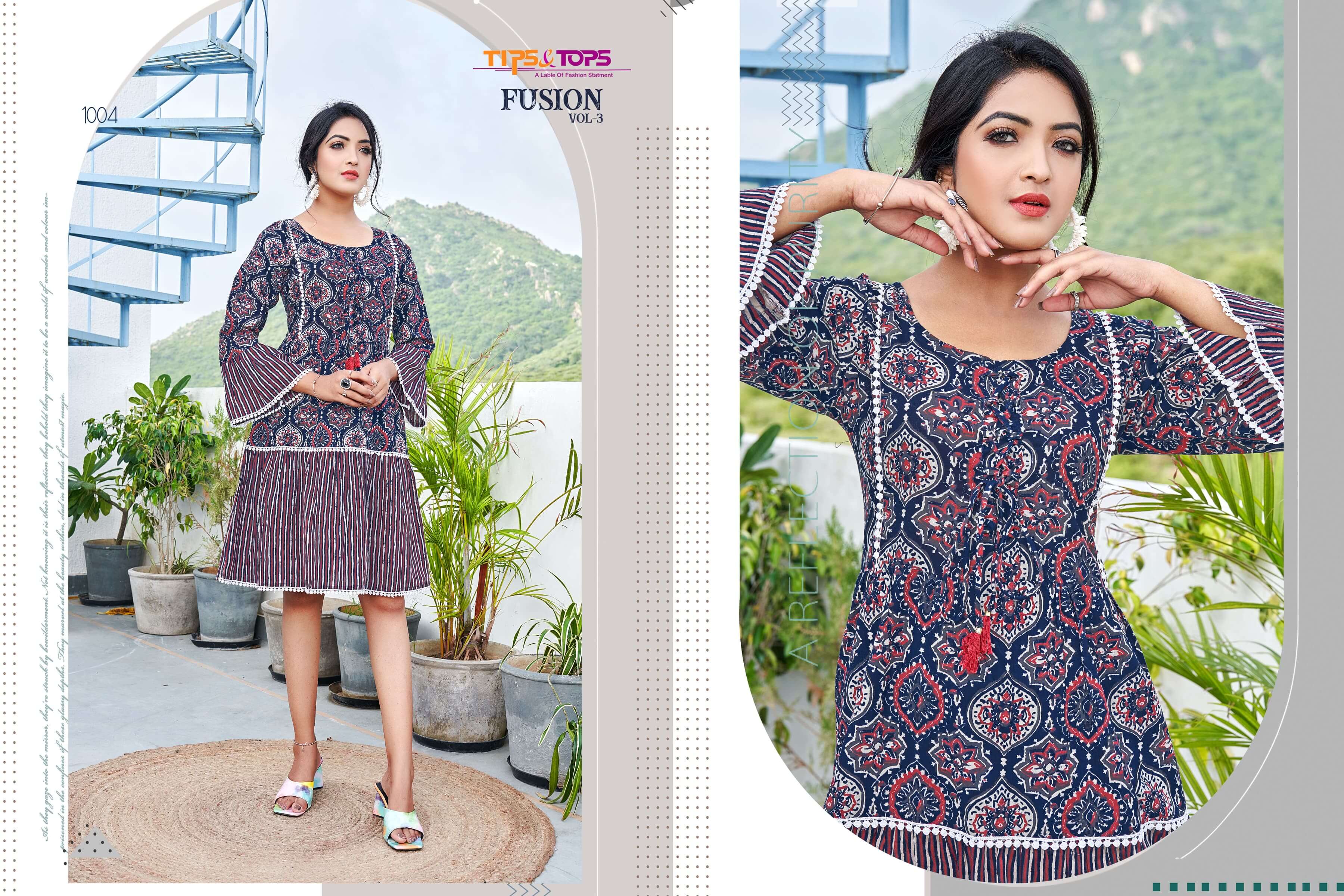 Tips Tops Fusion Vol 3 One Piece Dress Catalog collection 5