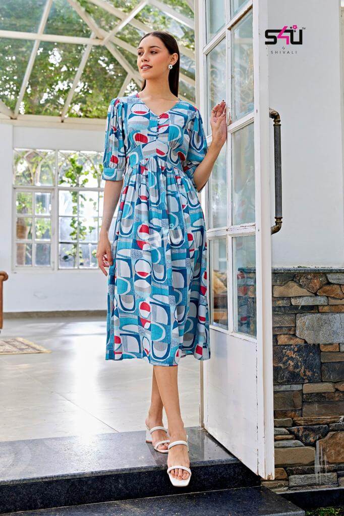 S4U Anokhi Vol 9 One Piece Dress Catalog collection 2