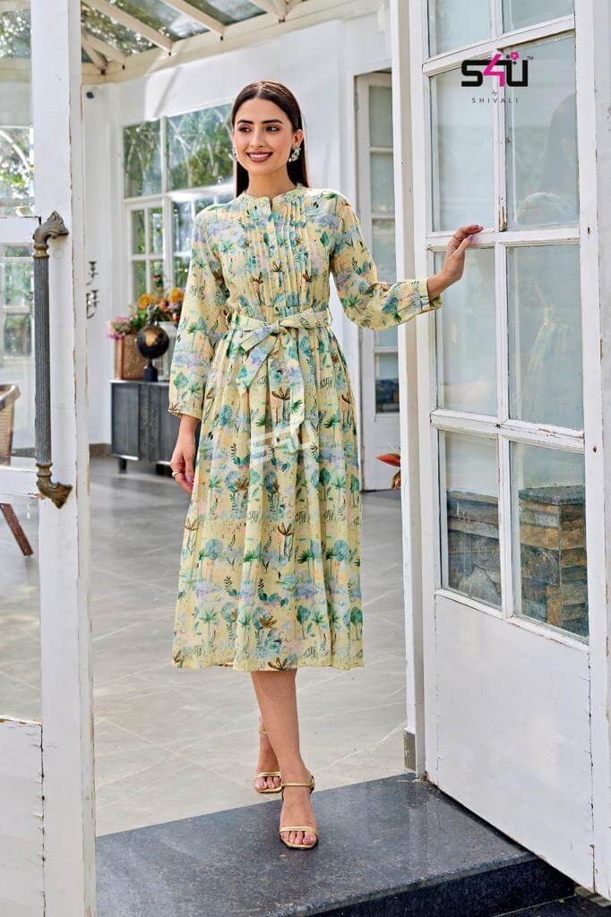 S4U Anokhi Vol 9 One Piece Dress Catalog collection 3