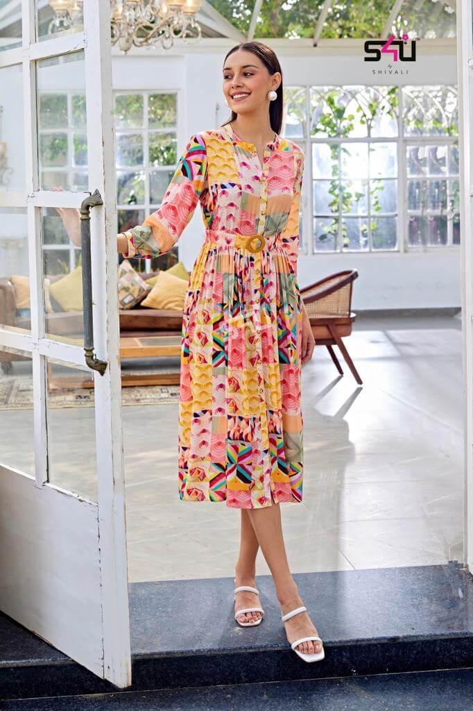 S4U Anokhi Vol 9 One Piece Dress Catalog collection 6