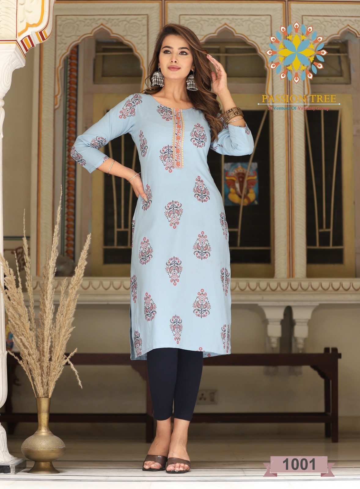 Passion Tree Albeli Vol 1 Embroidery Kurti Catalog collection 12