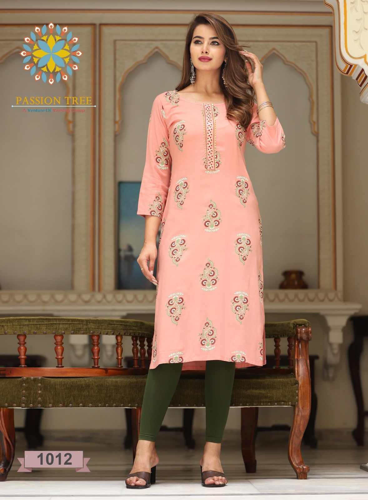 Passion Tree Albeli Vol 1 Embroidery Kurti Catalog collection 9