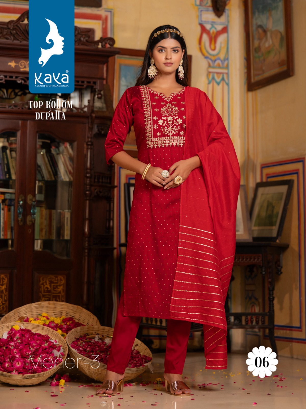 Kaya Meher Vol 3 Embroidery Salwar Kameez Catalog collection 1