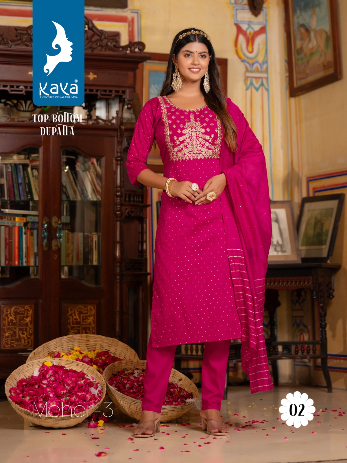 Kaya Meher Vol 3 Embroidery Salwar Kameez Catalog collection 9