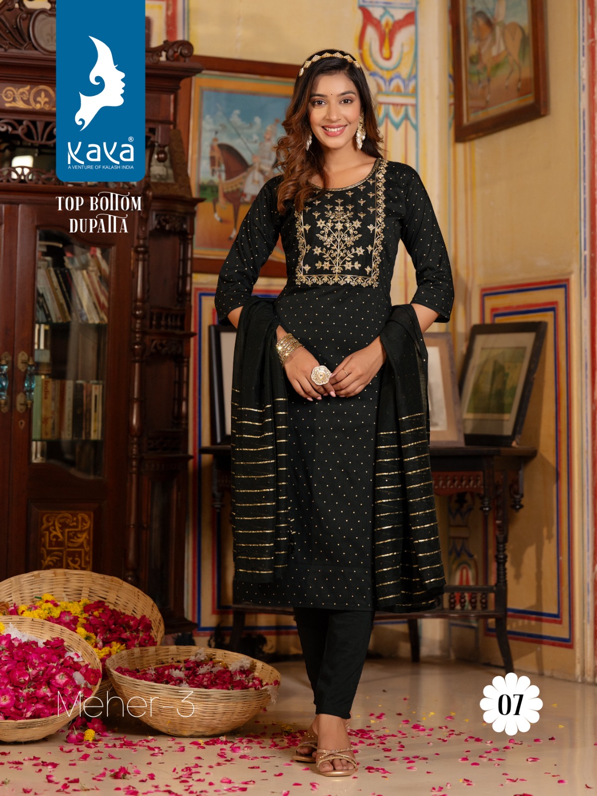 Kaya Meher Vol 3 Embroidery Salwar Kameez Catalog collection 5