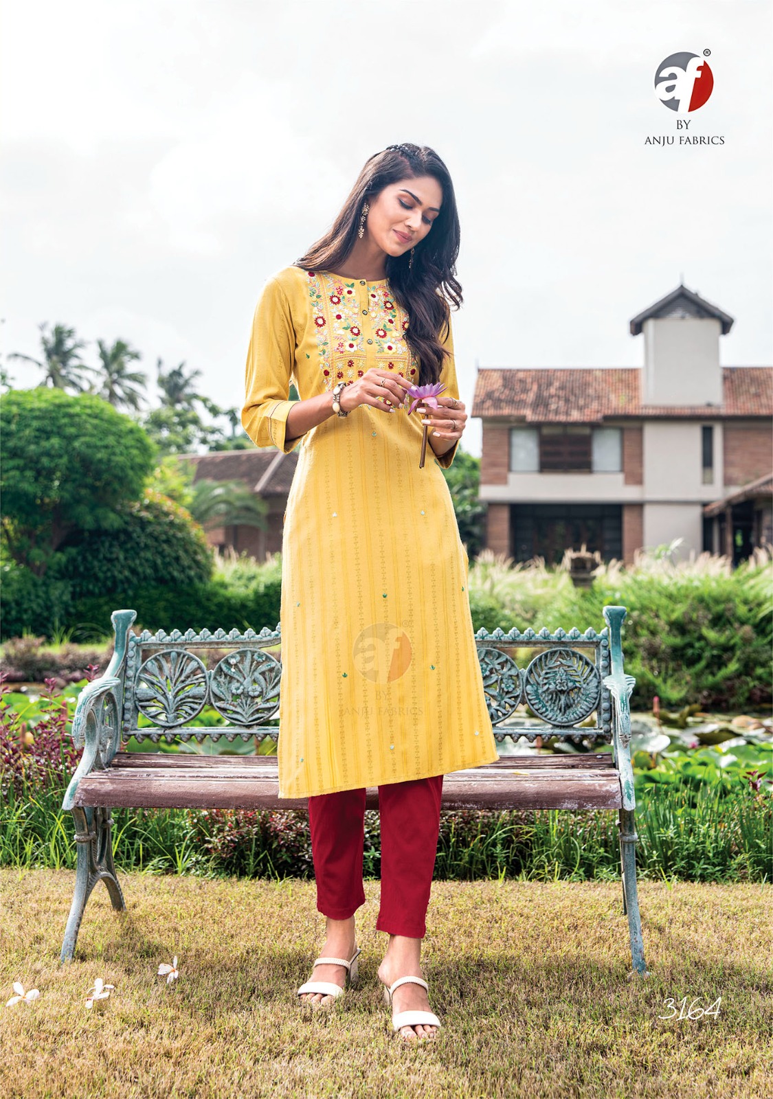 Anju Fabrics Impressive Vol 5 Designer Kurti Catalog collection 10