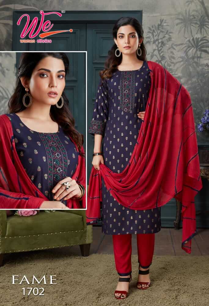 We Fame Printed Salwar Kameez Catalog collection 4