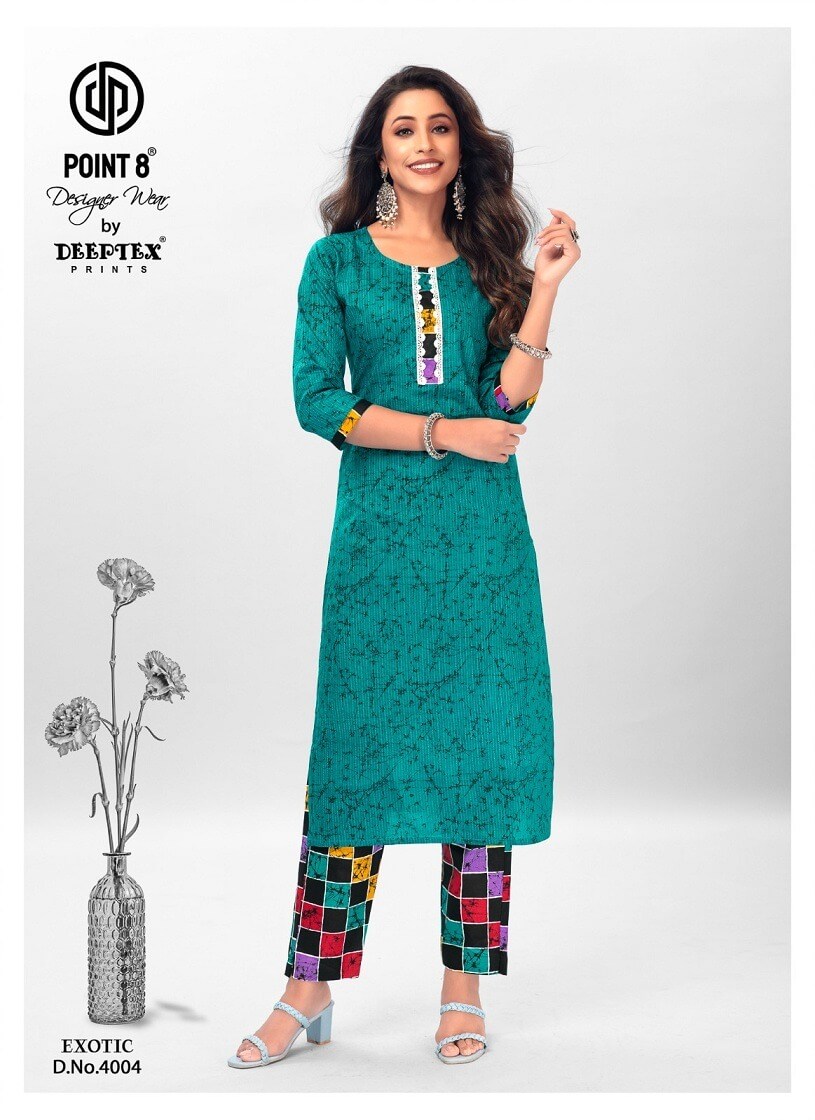 Deeptex Point 8 Exotic Vol 4 Kurtis With Bottom Catalog collection 3