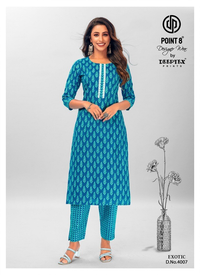 Deeptex Point 8 Exotic Vol 4 Kurtis With Bottom Catalog collection 3