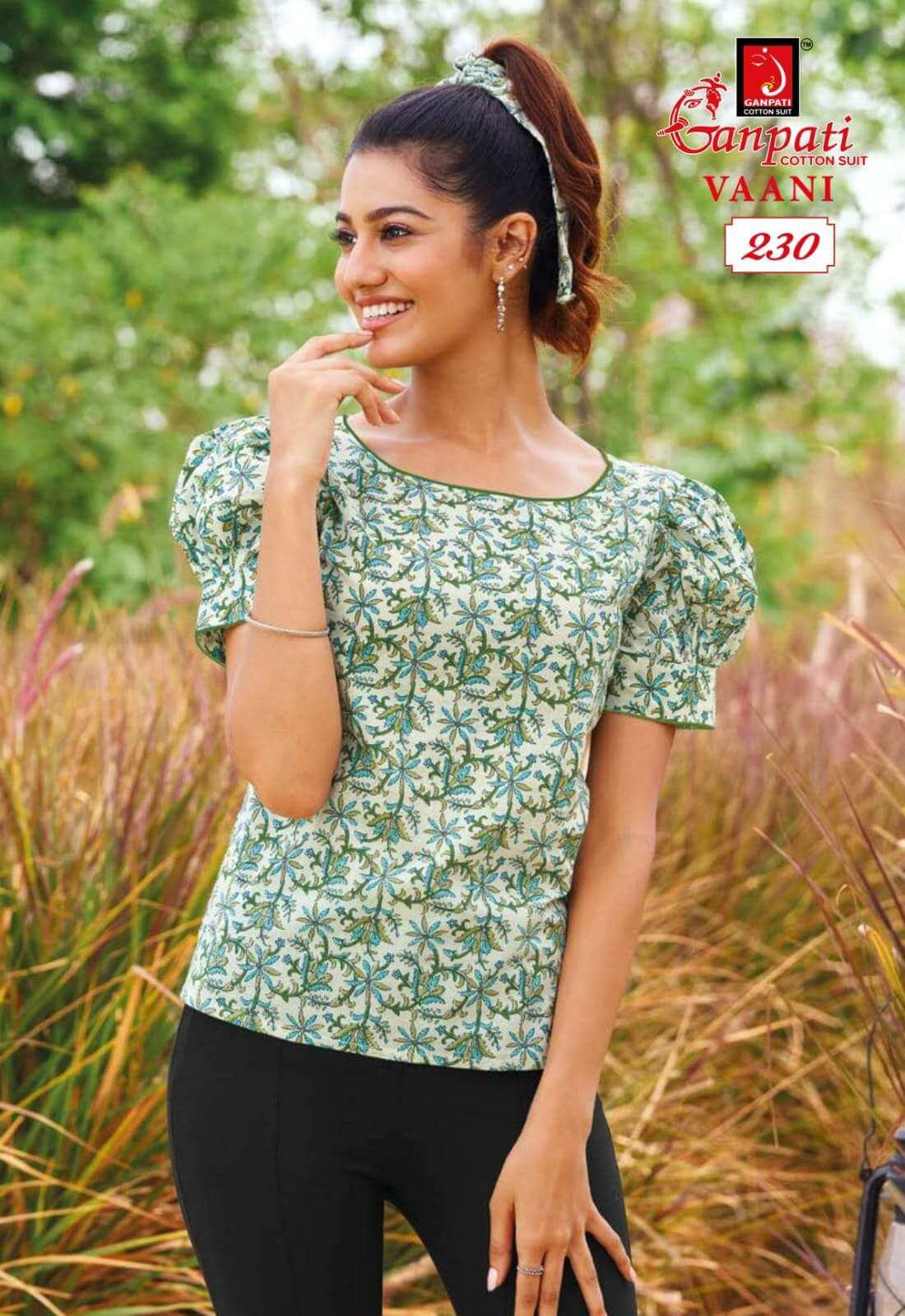 Ganpati Vaani vol 1 Ladies Tops Catalog collection 4