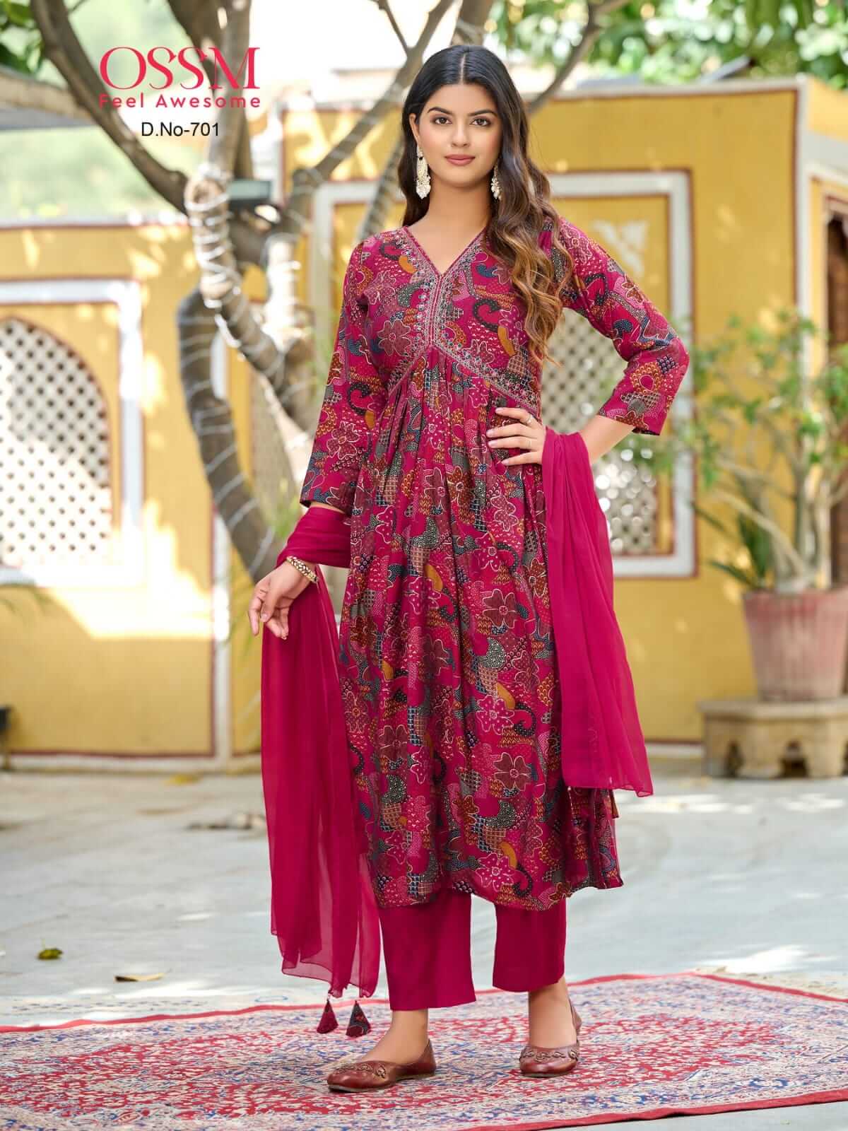 Ossm Resham Vol 7 Alia Printed Salwar Kameez Catalog collection 6