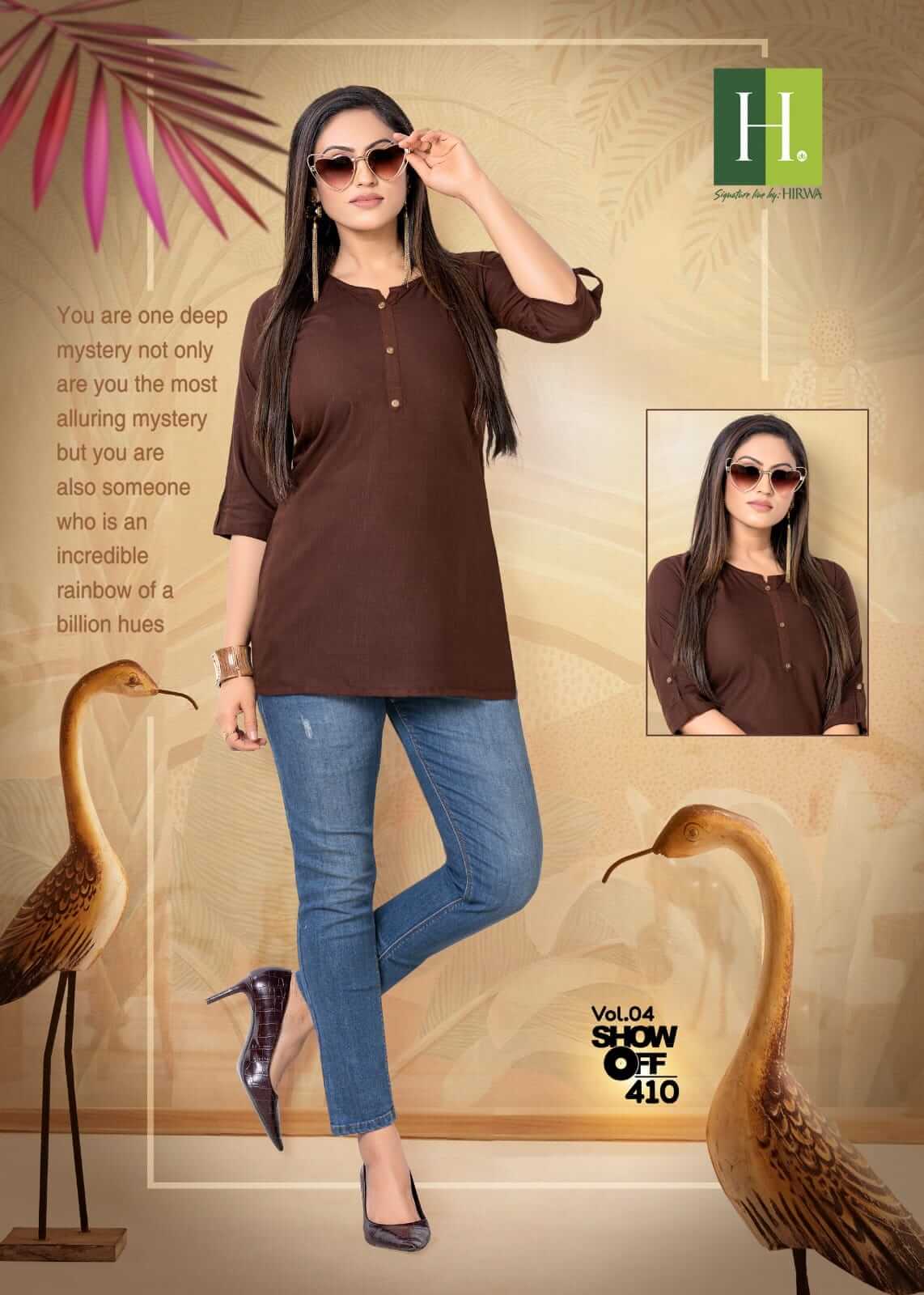 Hirwa Show Off Vol 4 Ladies Tops Catalog collection 11