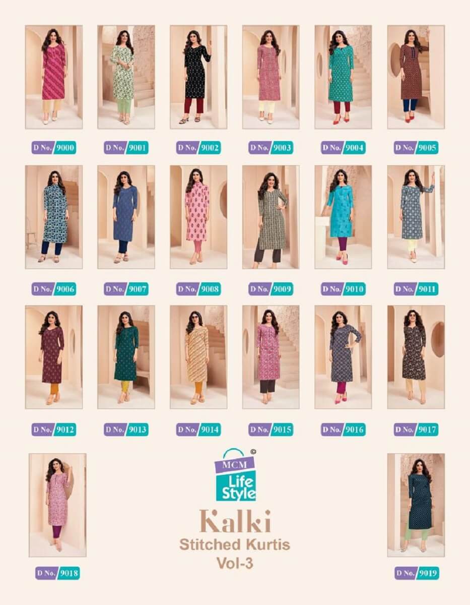 Mcm Lifestyle Kalki vol 3 Kurtis Below 300 Catalog collection 4