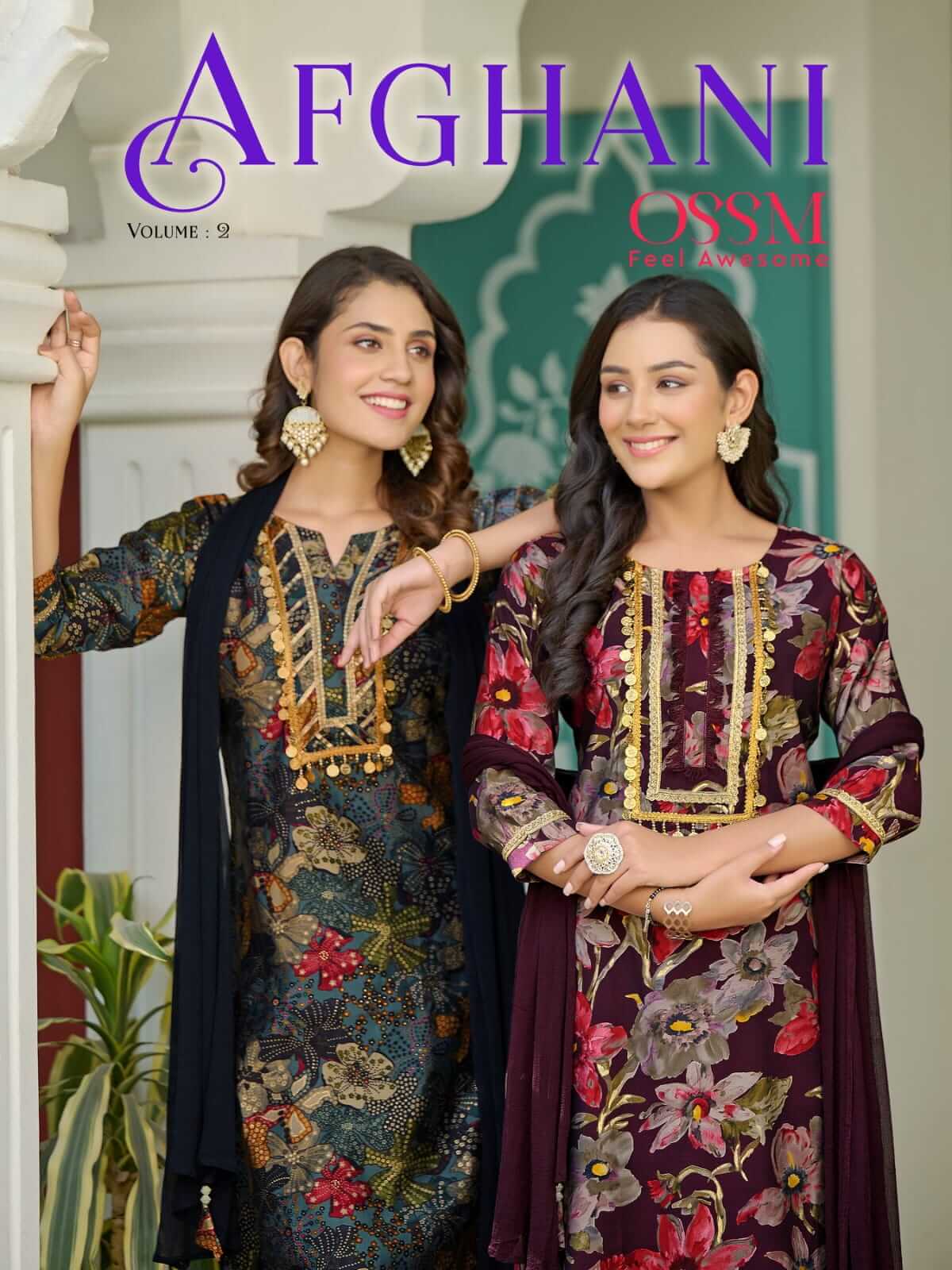 Ossm Afghani vol 2 Printed Salwar Kameez Catalog collection 1