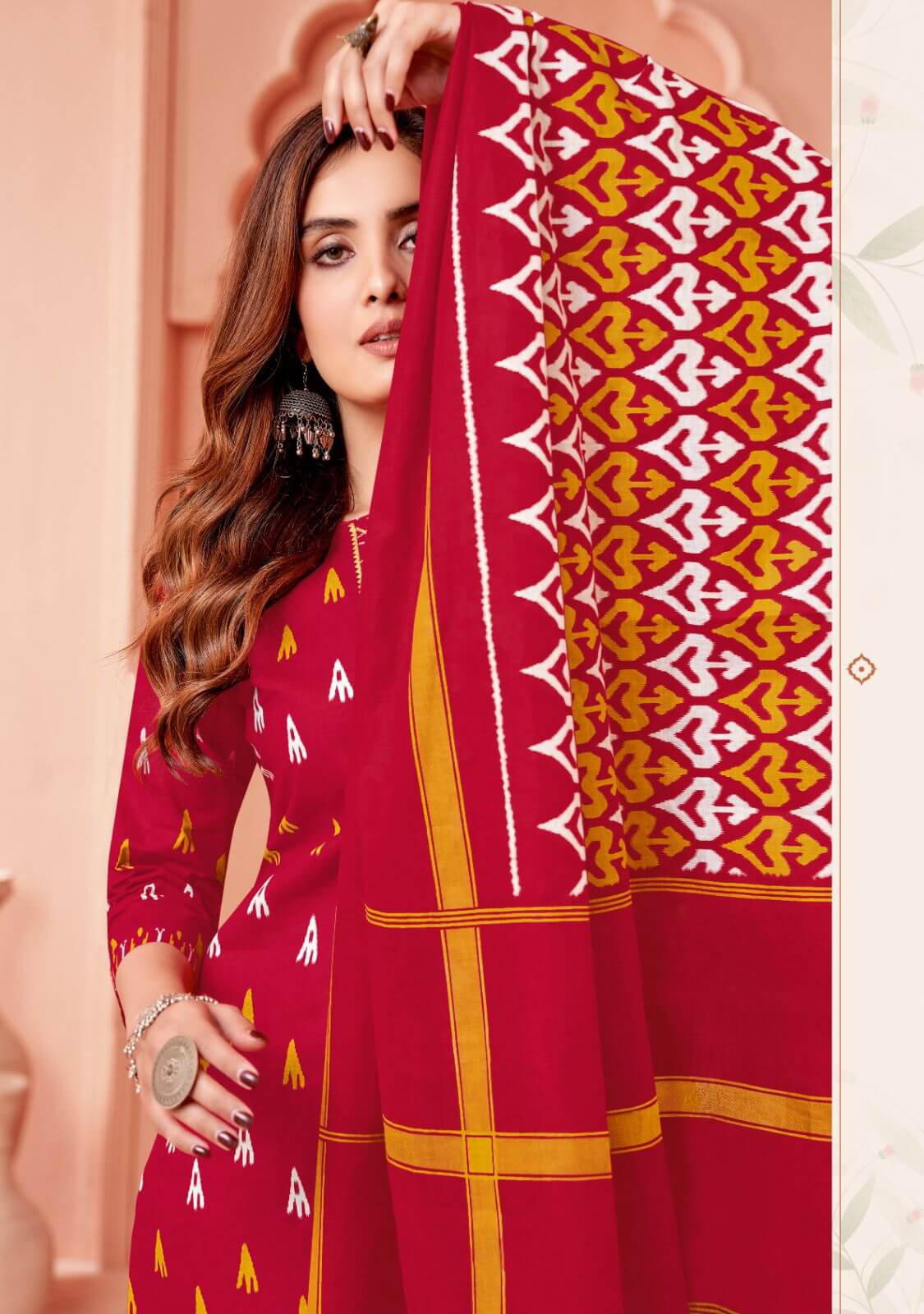 Balaji Cotton Ikkat Prime Vol 2 Readymade Dress Catalog collection 4
