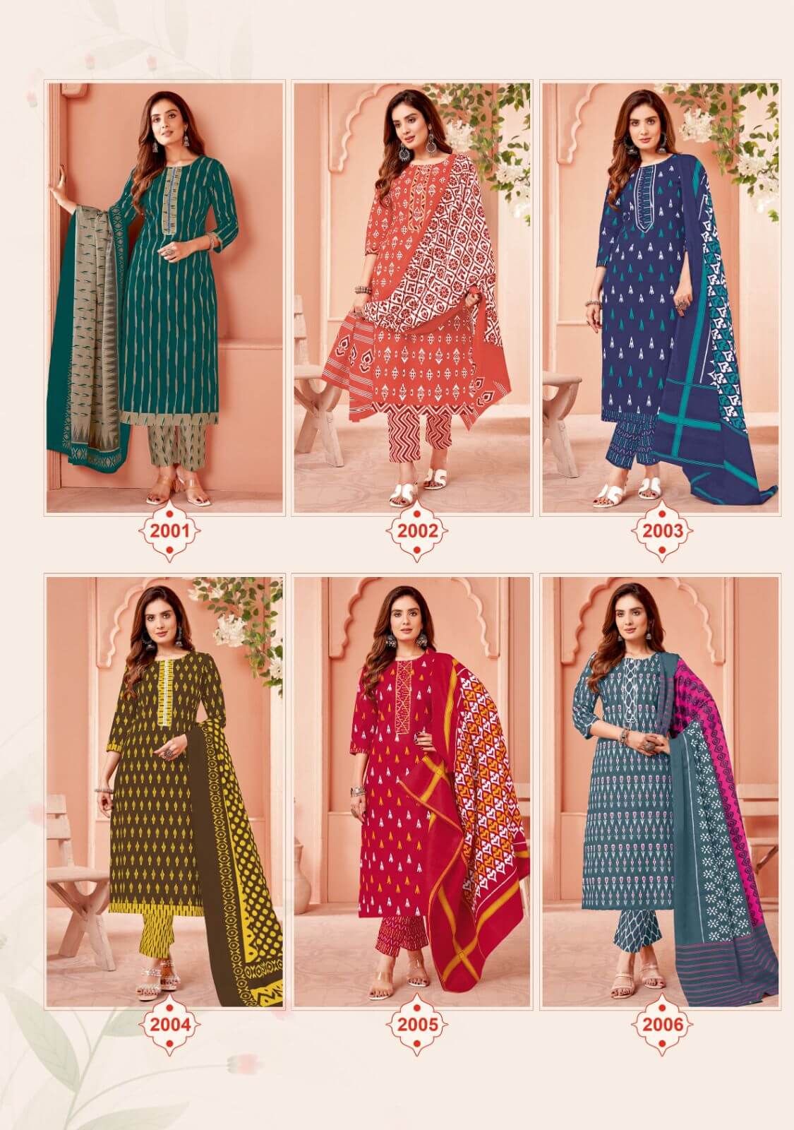 Balaji Cotton Ikkat Prime Vol 2 Readymade Dress Catalog collection 18