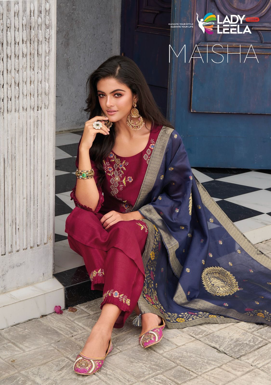 Lady Leela Maisha Designer Wedding Party Salwar Suits Catalog collection 1