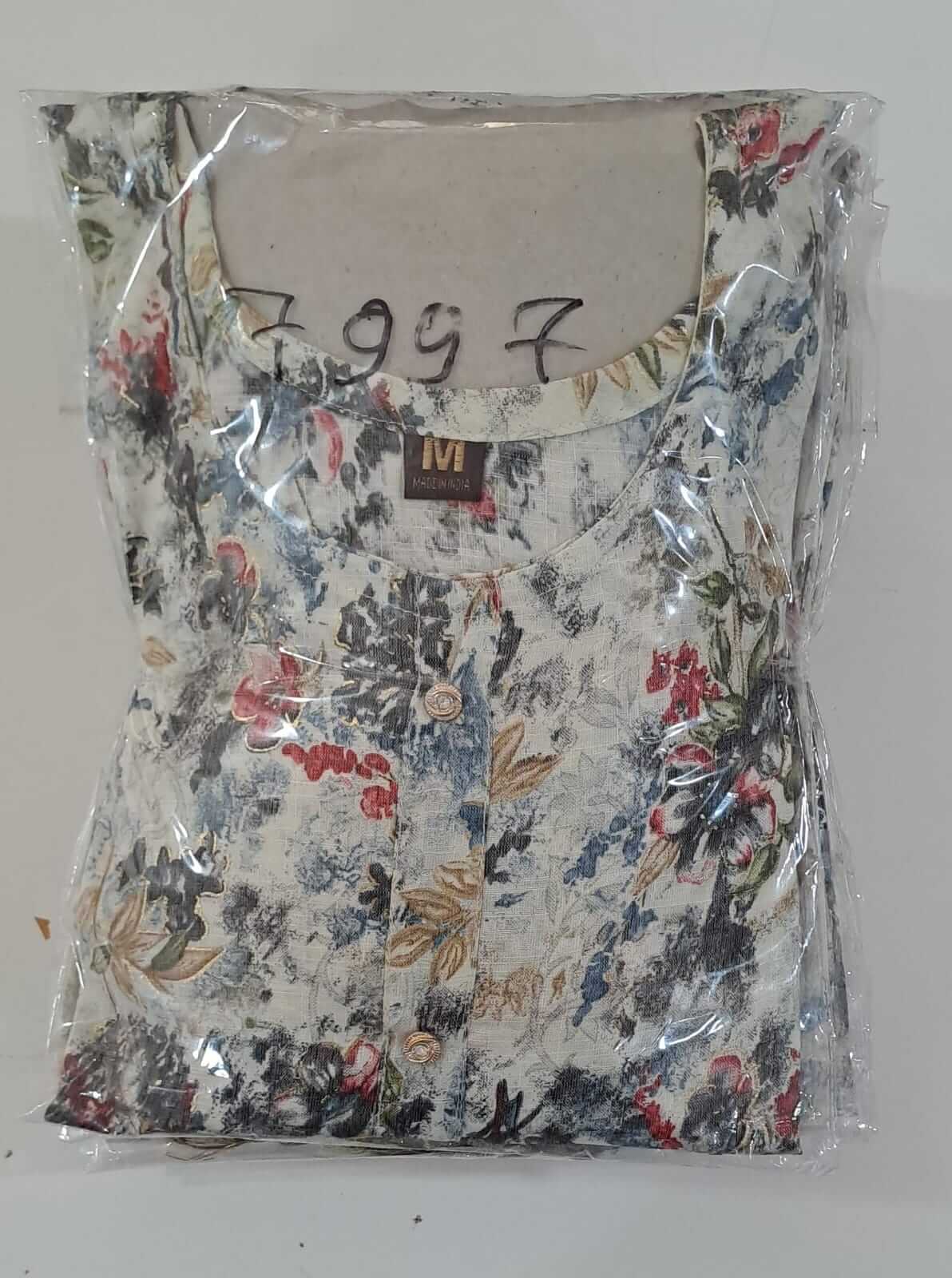 Reevika Gray Flower Printed Rayon Readymade Dress Catalog collection 1