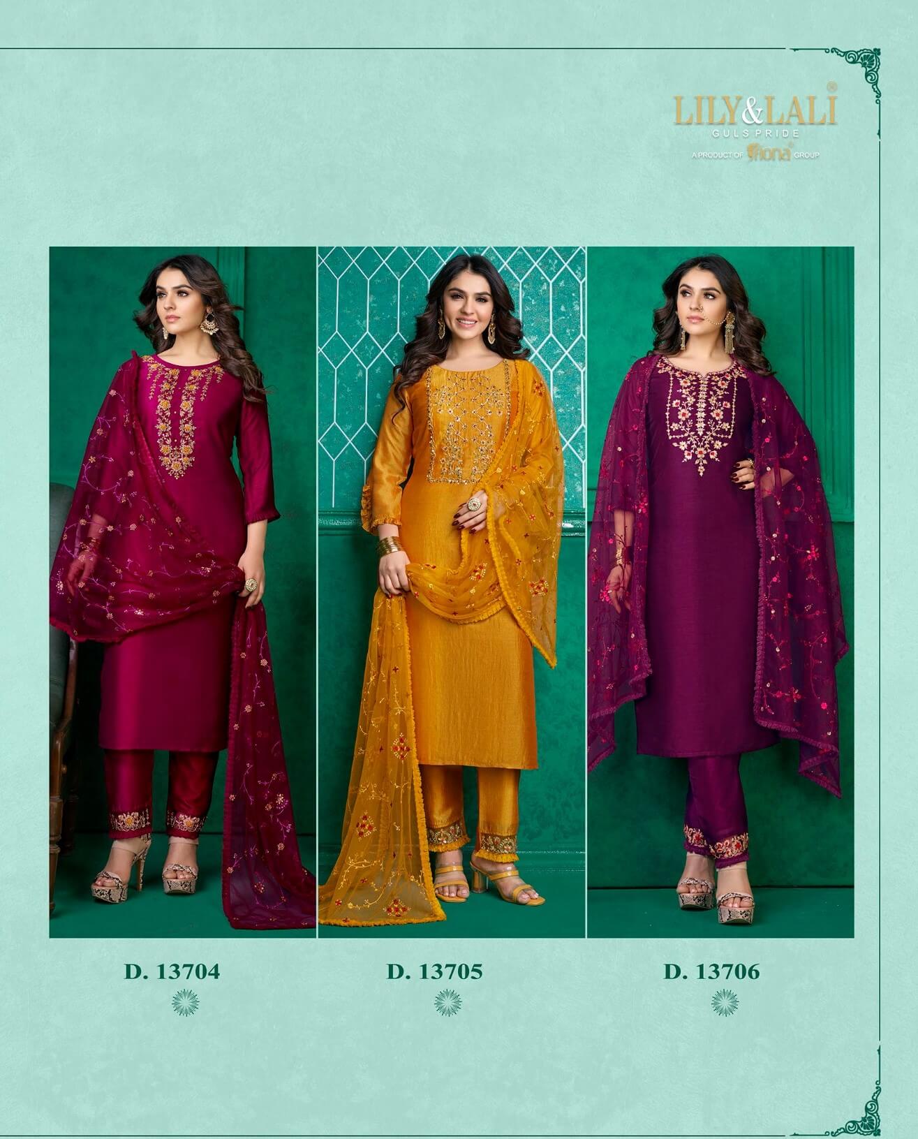 Lily Lali Maria Vol 9 Designer Wedding Party Salwar Suits collection 2