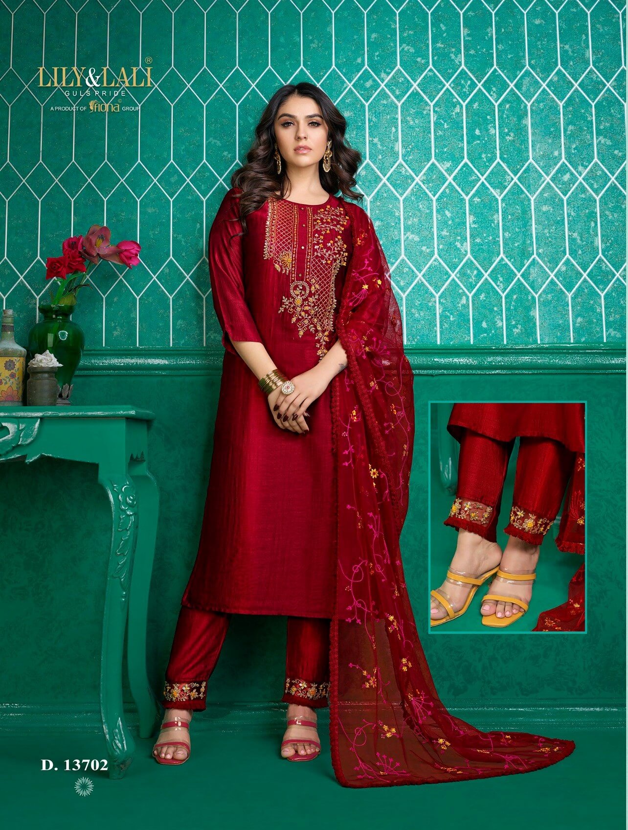 Lily Lali Maria Vol 9 Designer Wedding Party Salwar Suits collection 10