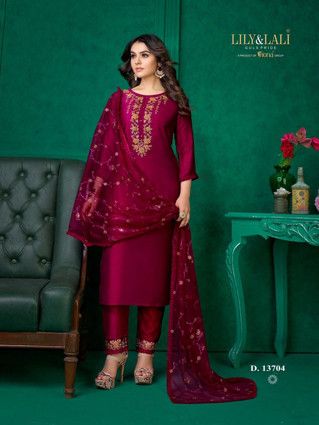 Lily Lali Maria Vol 9 Designer Wedding Party Salwar Suits collection 12