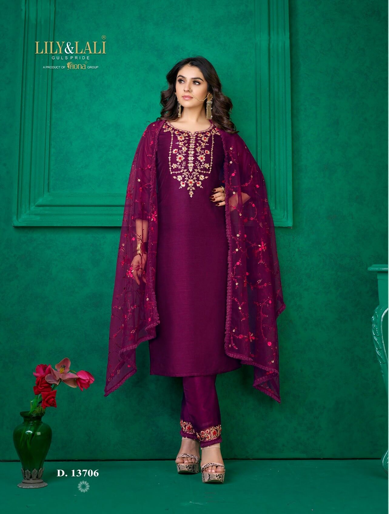 Lily Lali Maria Vol 9 Designer Wedding Party Salwar Suits collection 7