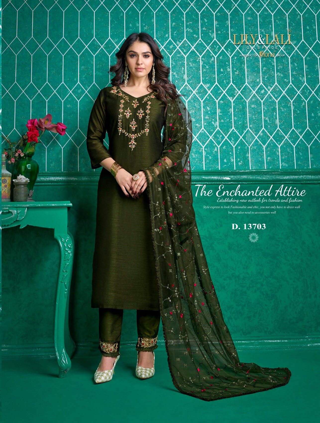 Lily Lali Maria Vol 9 Designer Wedding Party Salwar Suits collection 13